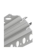 1 meter aluprofil til fliser, hjrneprofil, 90 grader, UNI-TILE12 C PLUS, anodiseret, til LED-strips