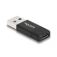 USB 3.2 Gen 2 adapter, USB Type-A han til USB Type-C hun, aktiv - Delock