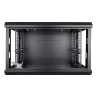 Toten 19 Wall Cabinet, 6u, 600x450, Perforated Door, Black