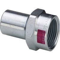 VIEGA Prestabo indstikstykke nippel/muffe ¾x22mm, af ulegeret stål Indvendigt gevind, SC-contur