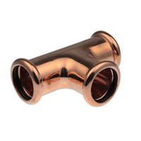 Vsh xpress tee, 22 mm, cu, muffe/muffe/muffe