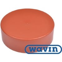 Wavin - Slutmuffe PVC til limning - 160 mm