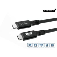 USB-C til USB-C kabel 3 meter Premium, 240W, 40Gbps, USB4 Gen 3x2