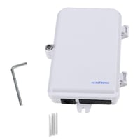 Billede af Fiber vgboks for 4x simplex samleled med splice kassette