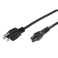 Strmkabel, US Type B til C5, 0,5 meter, SVT 3x18 AWG - MicroConnect