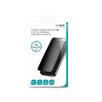 Deltaco Privacy Skærmbeskytter til iPhone 15 Plus - Hærdet glas