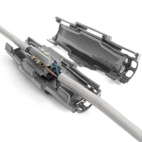 Raytech samledse med gel, 180x60x60 mm, med klemme, 5x2,5-10 mm