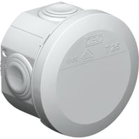 Forgreningsdse T25, 80, lysegr