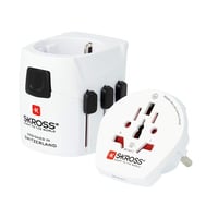 SKROSS PRO Light World rejseadapter, 3-polet, kompakt