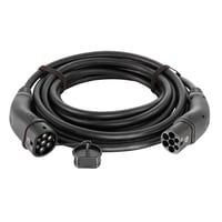 Ladekabel til el-bil, 1 x Type2 han stik og 1 x Type2 Hun stik, 3F, 32A, 22KW, kabellngde 7,5 meter