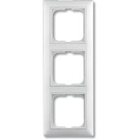 B55 Ramme, 3 Moduler, Blank Hvid – ABB