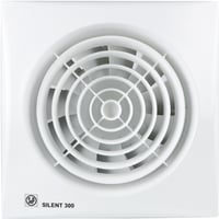 Ventilator badevrelse Silent-300 CZ: Kuglelejer, op til 280 m/h, hvid - S&P