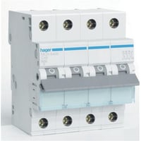 Hager MCN automatsikring, C, 40A, 3P+N, 6 kA, 4 modul