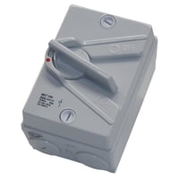 Sikkerhedsafbryder 3P+N 32A IP66, gr