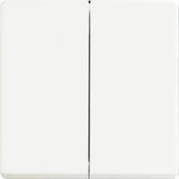 ABB Impressivo afdkning for afbryder, krone 1M, mat hvid