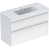 Ifö Sense Pro møbelpakke, 2 skuffer, smalt design, 91,5 cm x 59,5 cm, hvid (mat)