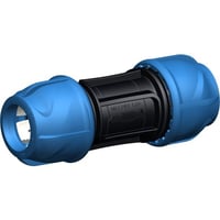 iJOINT plastfitting - Reperationsmuffe m. kompressionskoblinger, 40 x 40 mm