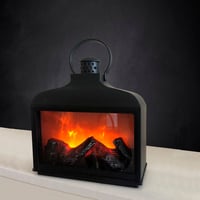 LED pejs med flammeeffekt, batteri med timerfunktion, IP20