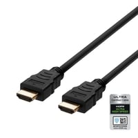 Ultra High Speed HDMI kabel 48Gbps, 5 meter, sort