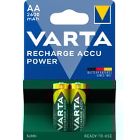 VARTA Recharge Accu Power AA, 1,2V, 2600mAh, Ni-MH, grn (2 stk.)