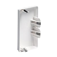 Endestykke TEK-ES100, RAL9016, hvid