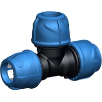 iJOINT plastfitting – Tee m. kompressionskoblinger, 63 x 63 x 63 mm
