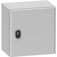 Vgskab Spacial S3D, 400 x 300 x 200 mm, IP66, IK10, RAL 7035