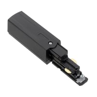 Global Dali Tilslutning XTSC612-2, venstre, sort (RAL 9005), 3-faset, pbygning, plast