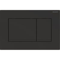 Geberit Sigma20 Squarebetjeningsplader, sort/mat sort