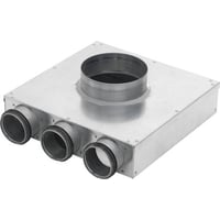 Lindab indomo vgboks PVCU 125 mm, 1 kanal, til rr LFPE 63/SR 63 billede