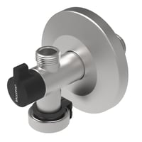 Broen ballofix vinkelventil, rustfri, 3/8x1/2x3/4"