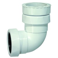 Udlbsventil PVC, hvid