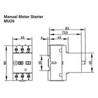 Hndbetjent motorvrn MU25, 6,3-10A