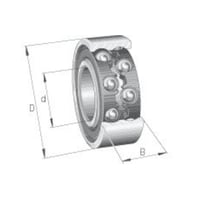 Kugleleje FAG 4202-BB-TVH, 15 x 35 x 14 mm