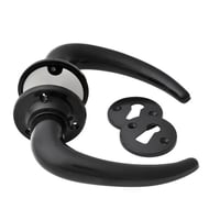 Drgreb 4301 coupe, 35-40 mm, sort, kunststof