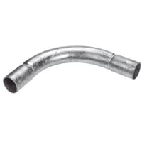 Varmgalvaniseret bjning p 90 med muffer, 25 mm (1″)
