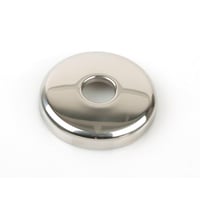Vgroset, metal, poleret, passer til 1/2" glat rr, 75 mm udvendig diameter, 22 mm indvendig diameter, 13 mm hjde