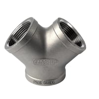 Y-stykke sf muf/muf/muf, 1/2” AISI 316