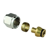 FPL-X koblingsst, 15 mm, 10 bar, messing - FM Mattsson