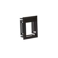 Leviton Montage ramme sort for udtag til leviton keystone konnekter