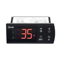 Danfoss ERC 211 Elektronisk kølestyring, DI 0, DO 1, AC 197-250 V, Rød LED