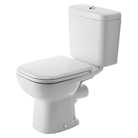 D-code toilet med P-ls, eksklusiv cisterne & sde