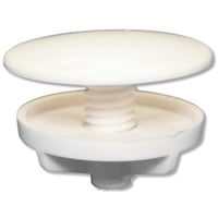 Hanehulsprop, hvid, 50 x 70 mm
