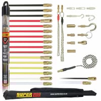 Super Rod Mega CRMX sgefjederst, 16 m, 28 dele i taske