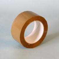 Stokvis pakketape, pvc, 50 mm x 66 m, brun