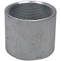 Smedet muffe, galv. 1/2″
