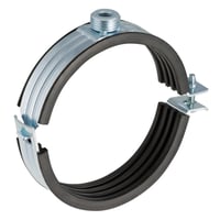 Rørbærer med gummiindlæg Silent db20, 56 mm - Geberit