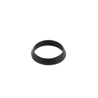 Pakring konisk til afgangsrr, 32mm, gummi, sort