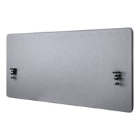 DELTACO OFFICE Akustikpanel til skrivebord m. filtpåfyldning, 1200x600
