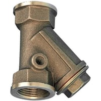 3/4" Snavssamler i rødgods med integreret Y-filter